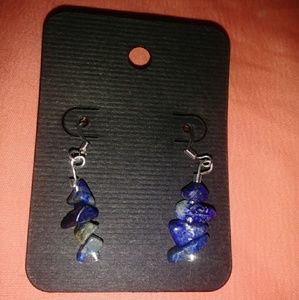 Lapis dangle earrings